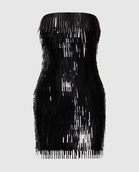 Herve Leger Keira black mini dress 46FRS8571032