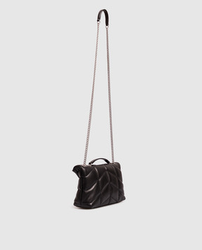 Saint Laurent Black leather bag with emblem 7593371EL00