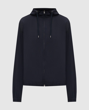 Herno Blue sports jacket with logo JC000077U12588S