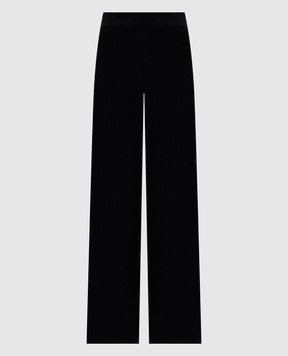 Ermanno Scervino Life Black flared pants with wool D494P708XJO