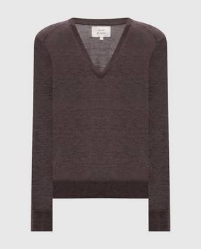 Loulou de Saison JULIO brown cashmere pullover JULIOLDS