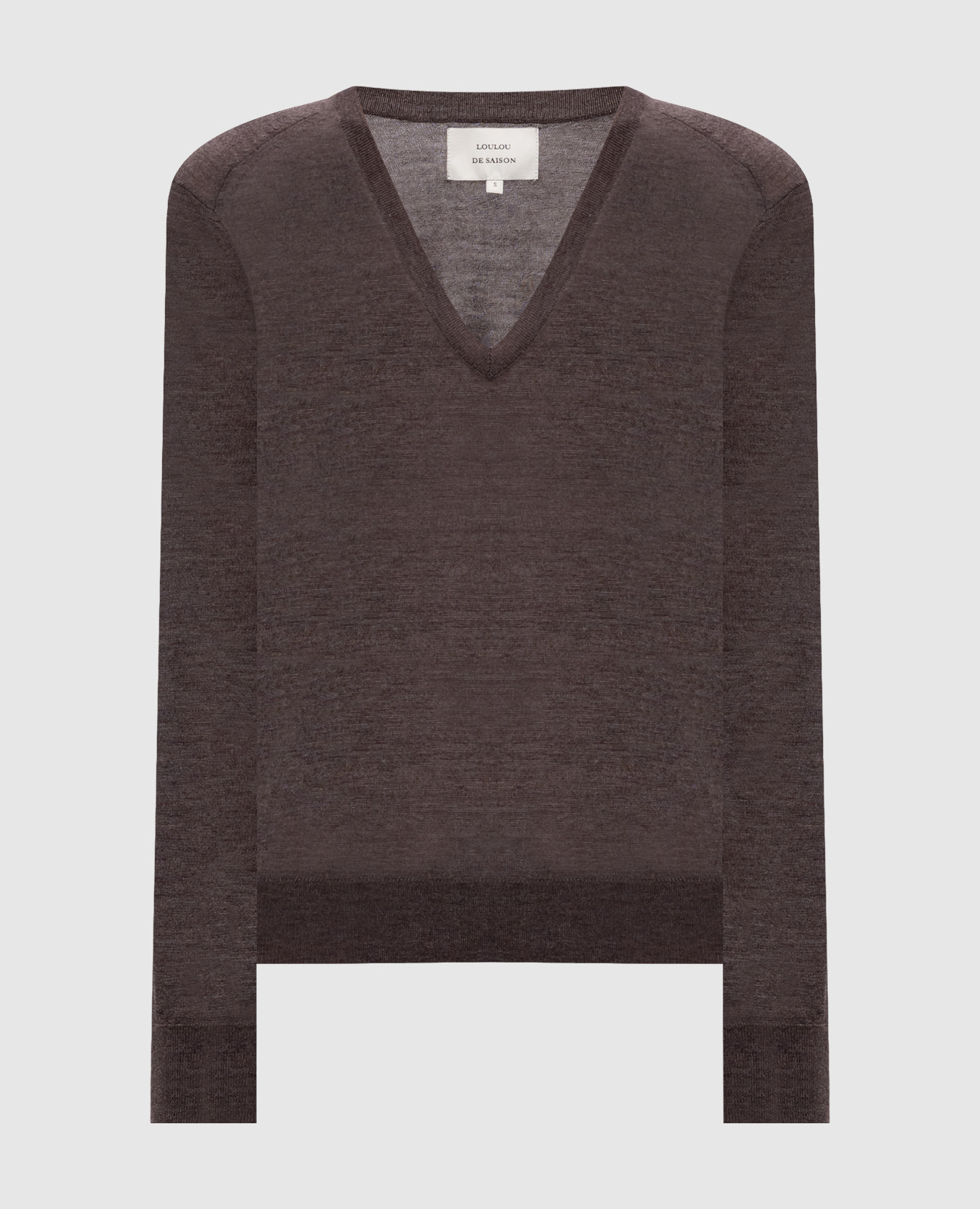 

JULIO brown cashmere pullover Loulou de Saison