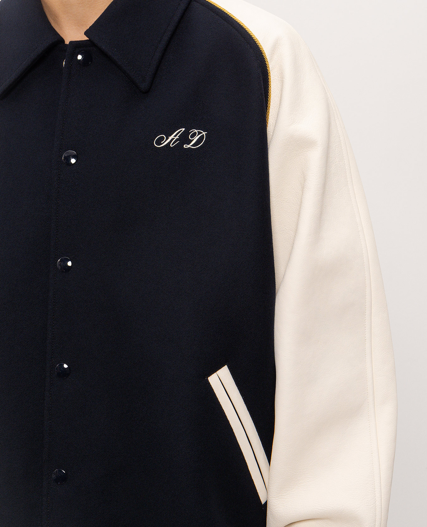Blue Sten combination jacket Ann Demeulemeester 5