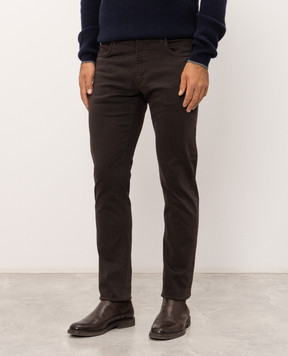Enrico Mandelli Brown jeans 0MIAMI6252