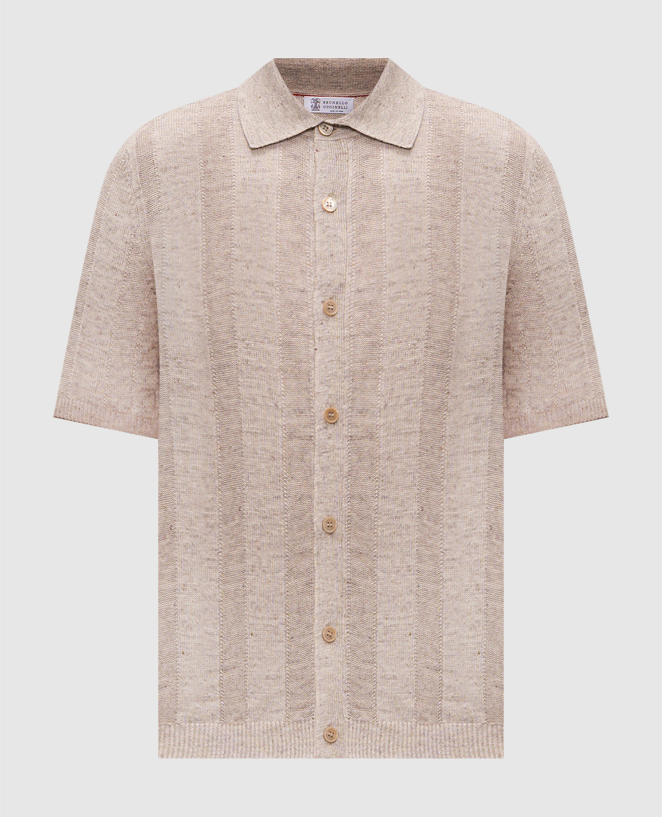 

Beige linen shirt Brunello Cucinelli