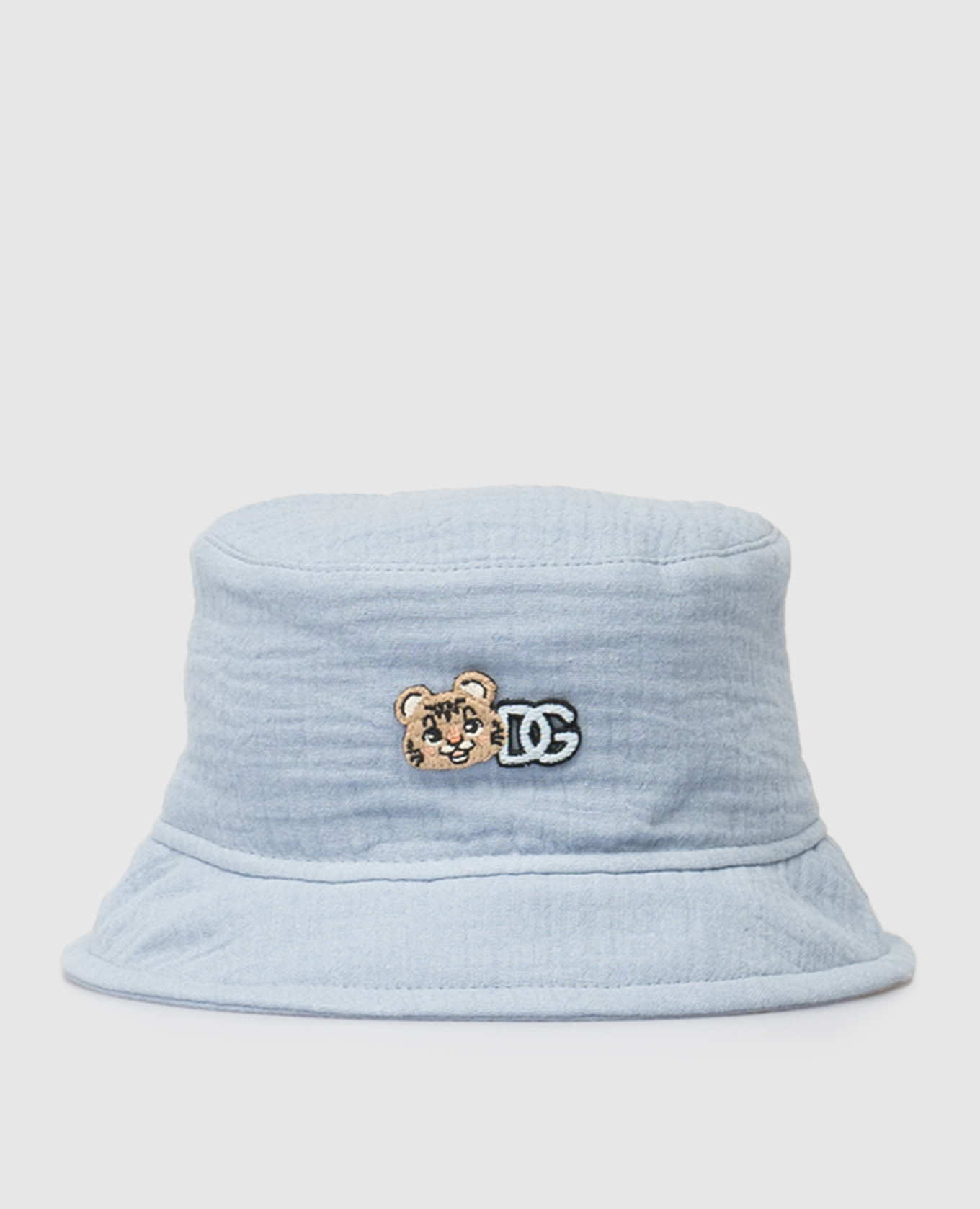 

Children's blue panama hat with monogram Dolce&Gabbana, Light blue