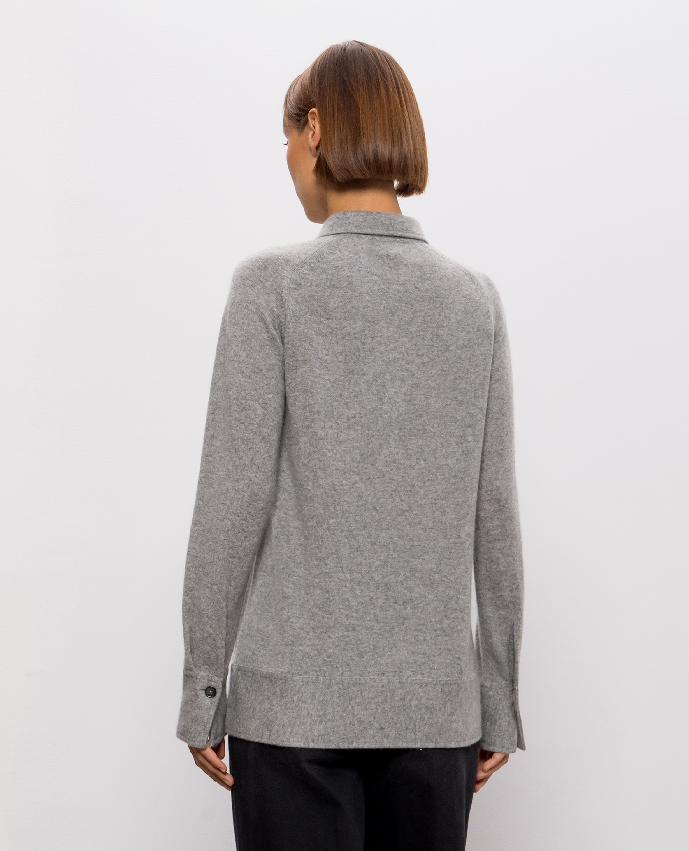 Gray cashmere shirt Toteme 4