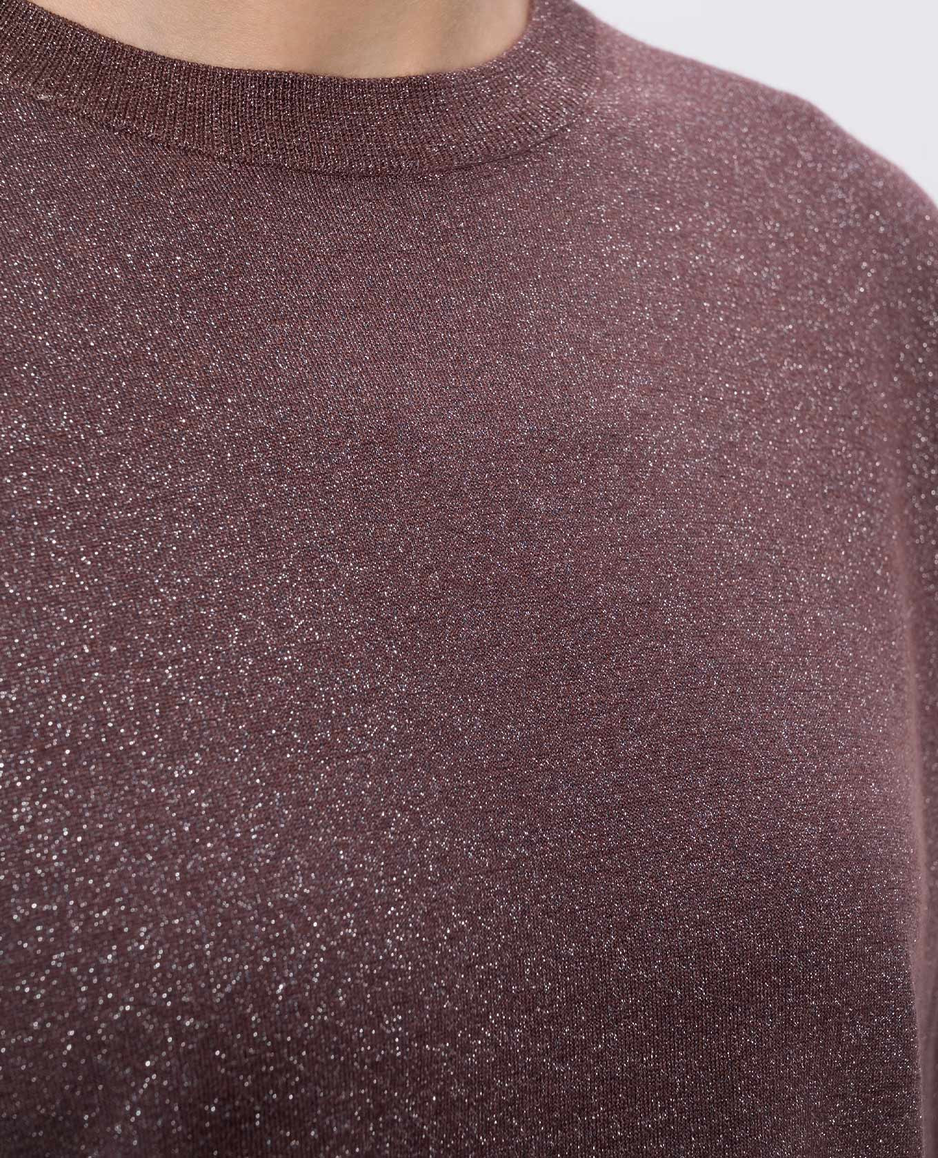 

Purple cashmere and silk t-shirt Brunello Cucinelli, Violet