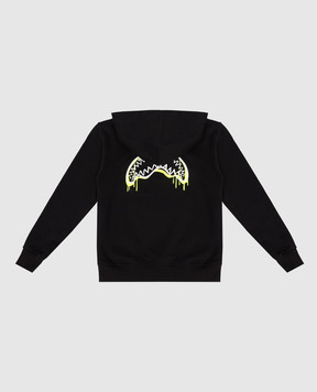 Sprayground Children's black hoodie Graffiti Bear SPY1440EBLK
