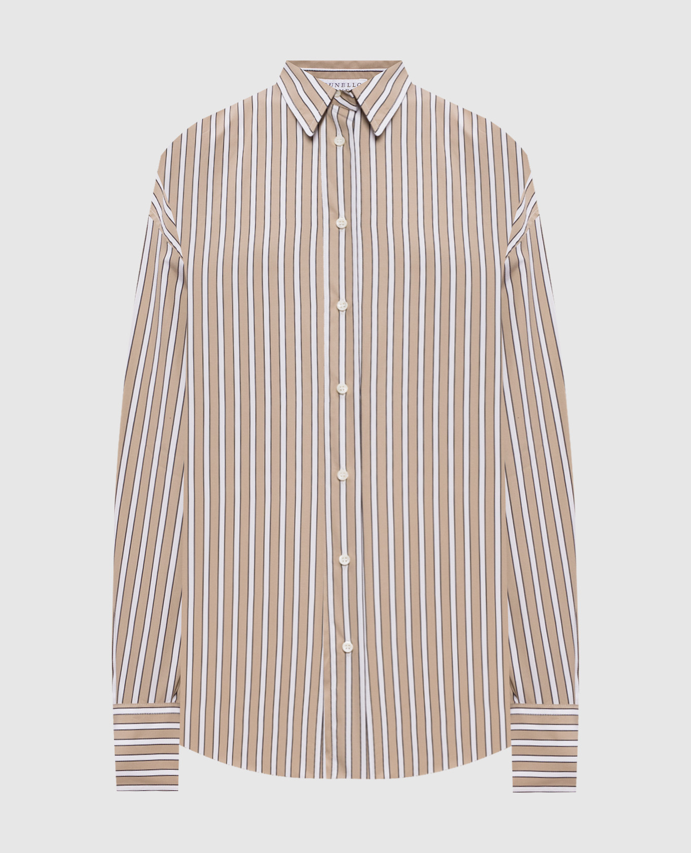 Beige striped shirt