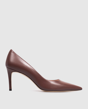 Stuart Weitzman Brown leather POWER shoes SK328