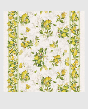 TESSITURA TOSCANA TELERIE LIMONCELLO linen tablecloth NT190010020067