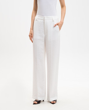 Dondup White pants DP883IF0049DXXX