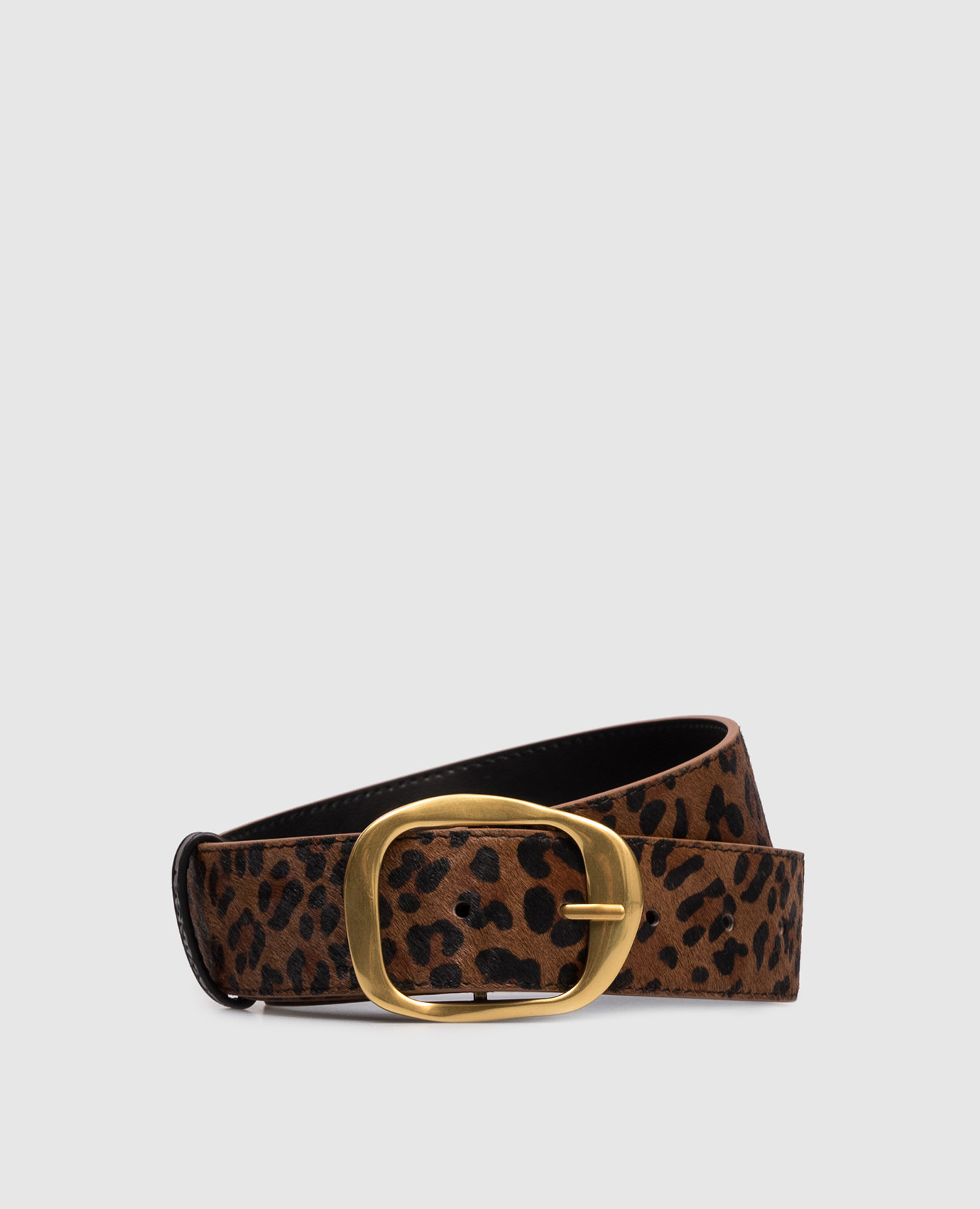 

Brown combination belt in animal print Twinset