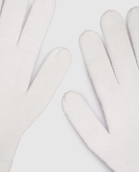 Allude Ivory cashmere gloves 26592000