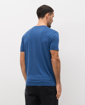 Tom Ford Blue T-shirt with monogram JCS004JMT012