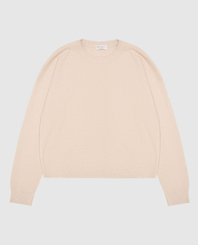 Brunello Cucinelli Children's beige jumper with lurex BAZM23000C
