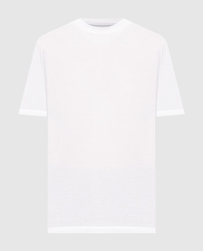 Canali White cotton T-shirt MJ00002T0922
