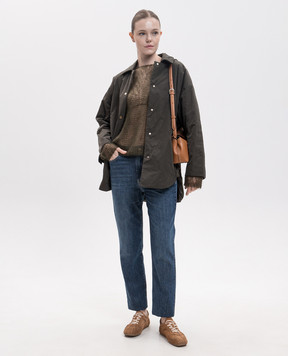 Max Mara CARLOTTA green reversible shirt-style jacket MTCCARLOTTA