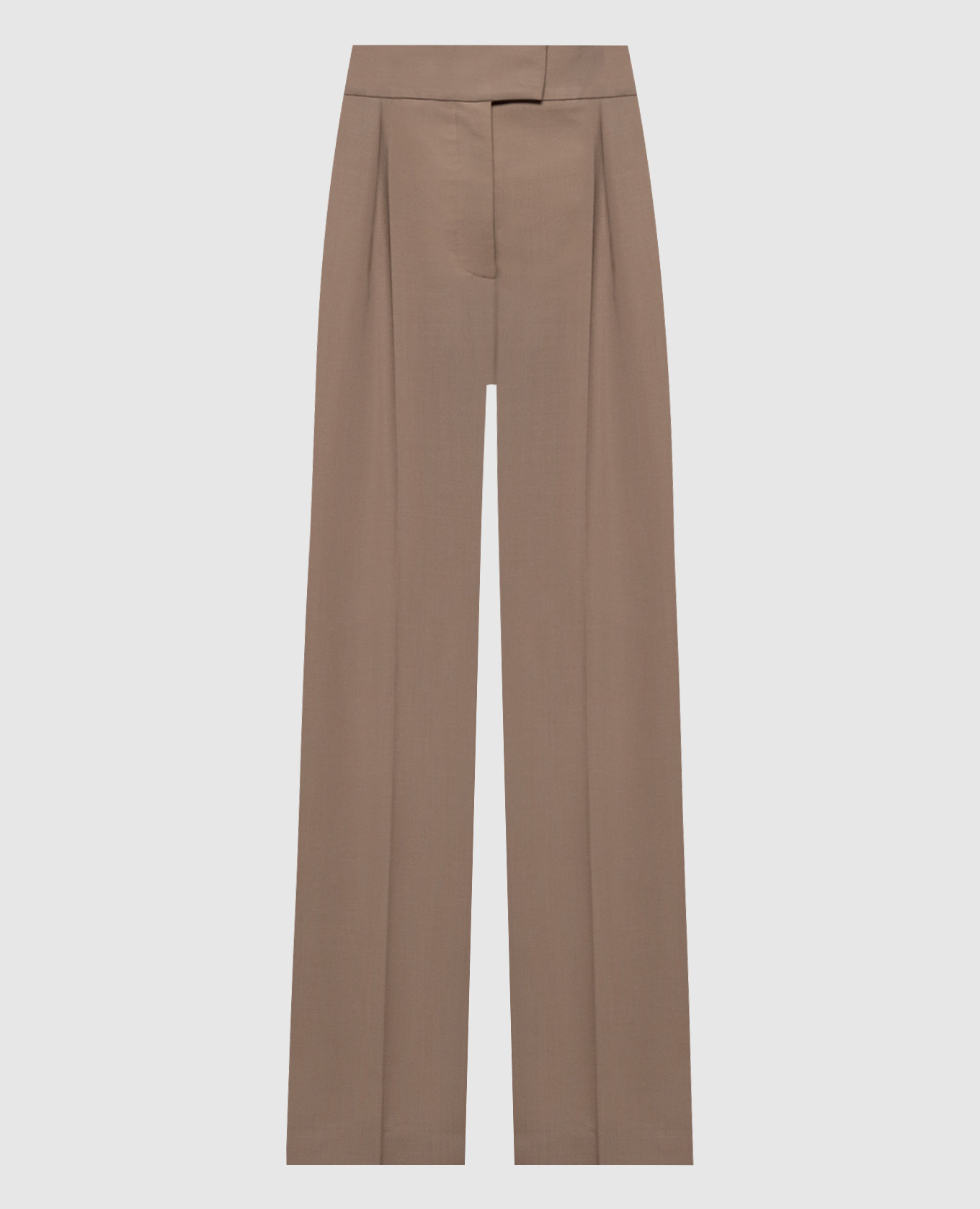 Brown wool pants