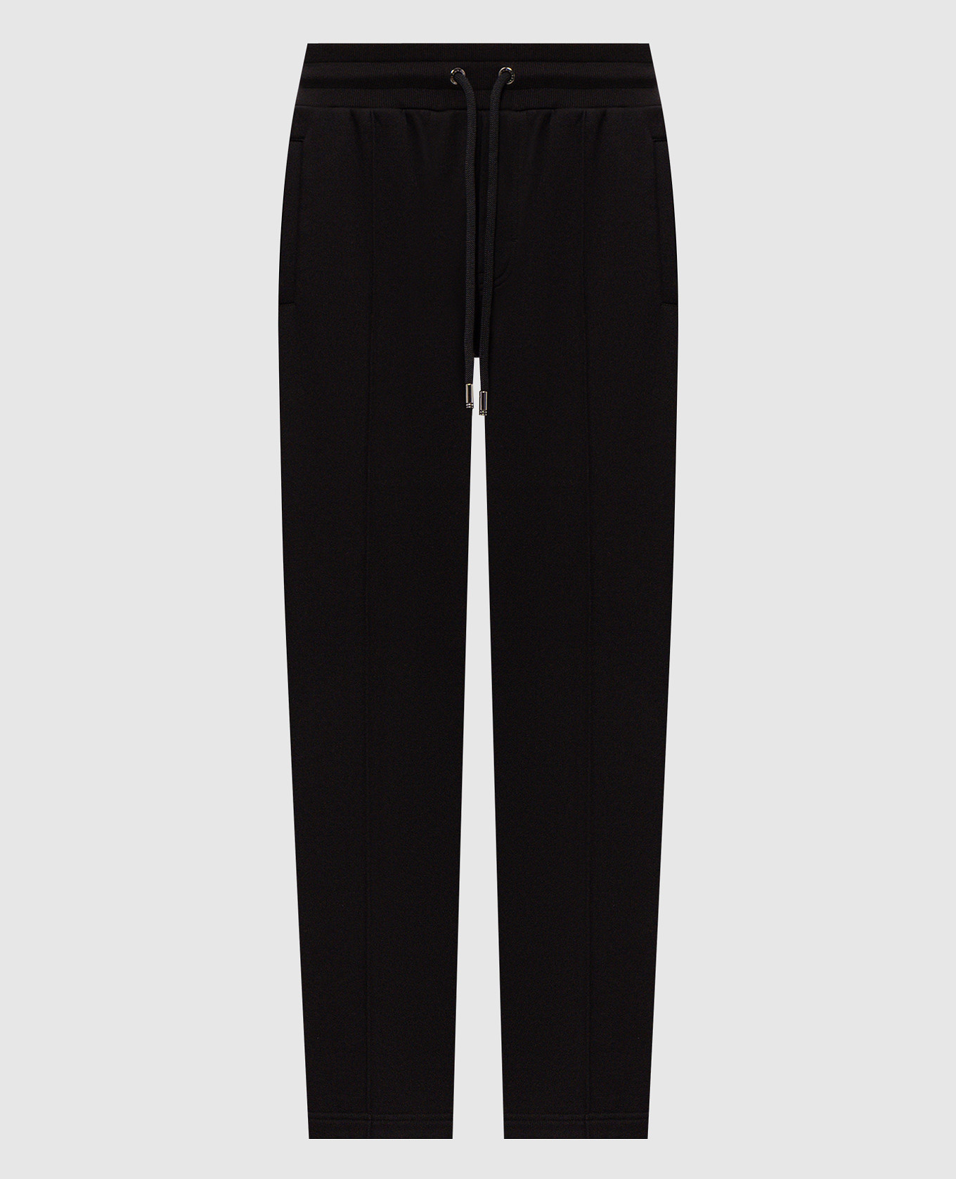 Pantalon de survêtement noir avec broderie logo