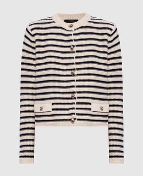 Max Mara Weekend Beige striped cardigan VODKA WKDVODKA