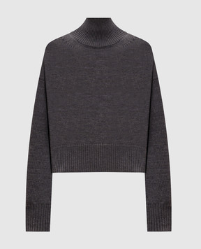 Dondup Dolcevita gray wool sweater DT380M00796D002