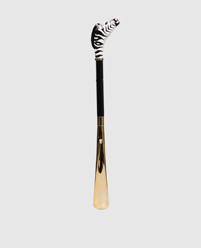 Pasotti Black Zebra shoe horn PFPEXXK17