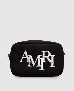 AMIRI Black bag with logo embroidery AMBGCM1020