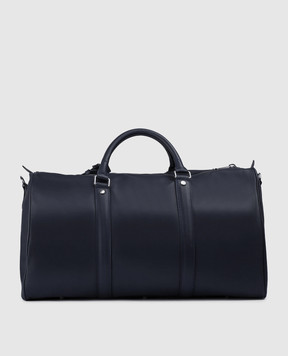 Doucal's Blue leather travel bag DB002303UT972