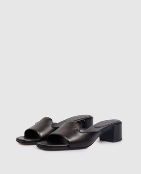 Jimmy Choo Dina black leather mules DINA45NAP