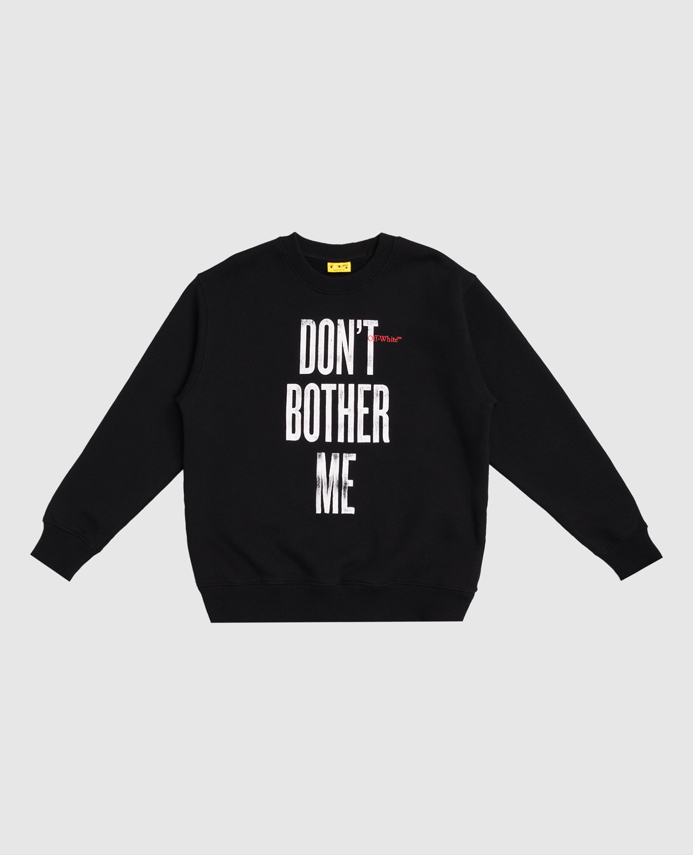 

Children's black sweatshirt Quote Off-White