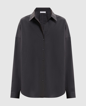 Peserico Gray shirt with monil chain A0651607928