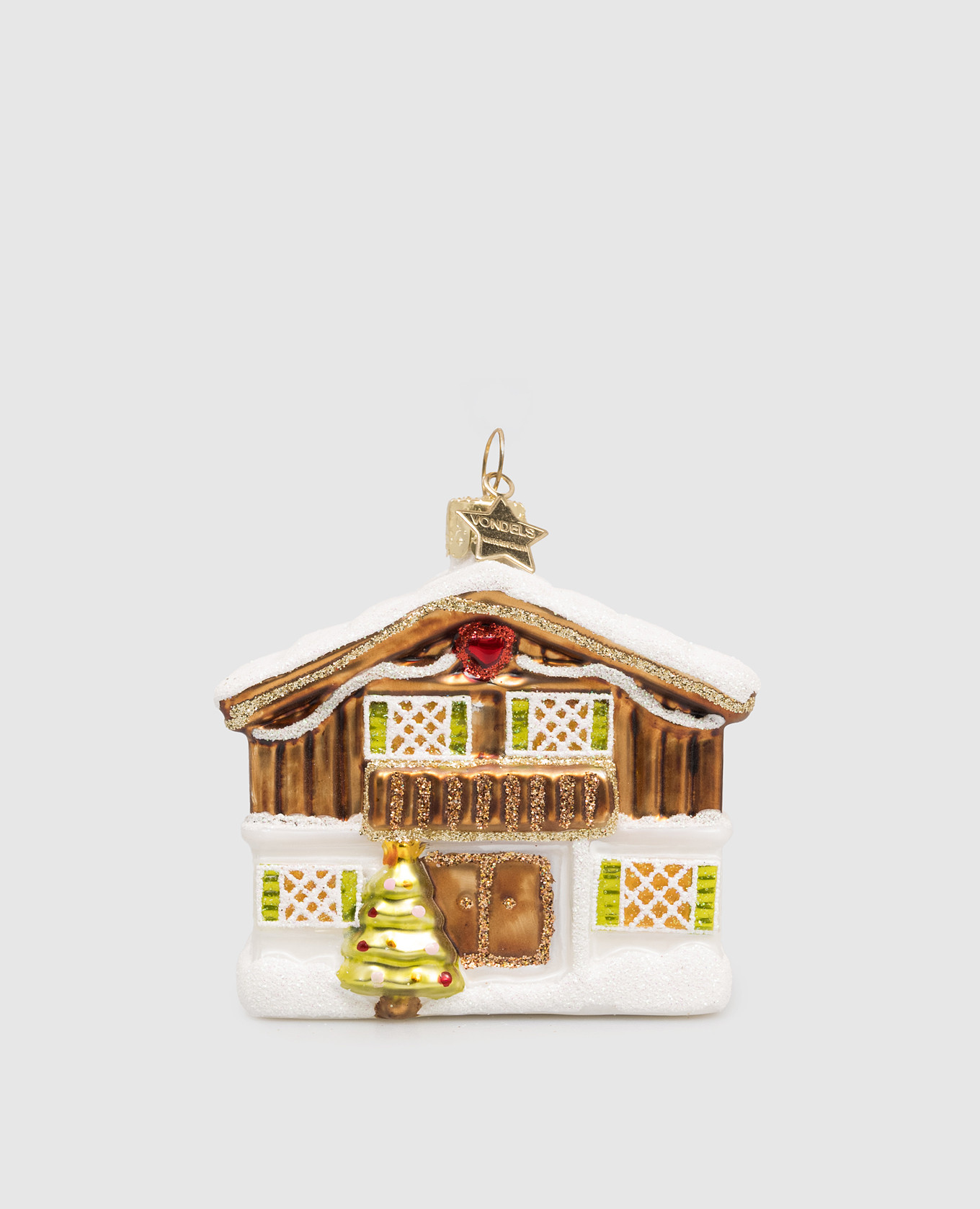 

Ski Lodge Christmas tree toy Vondels, Brown