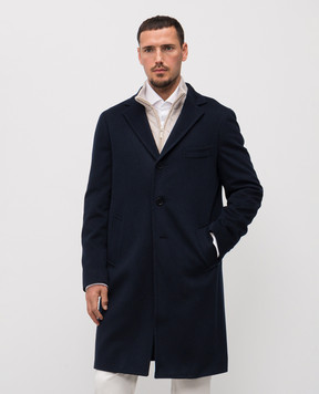 Pini Parma Blue wool coat COACBL