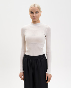 LISA YANG Davina white cashmere top 2026005