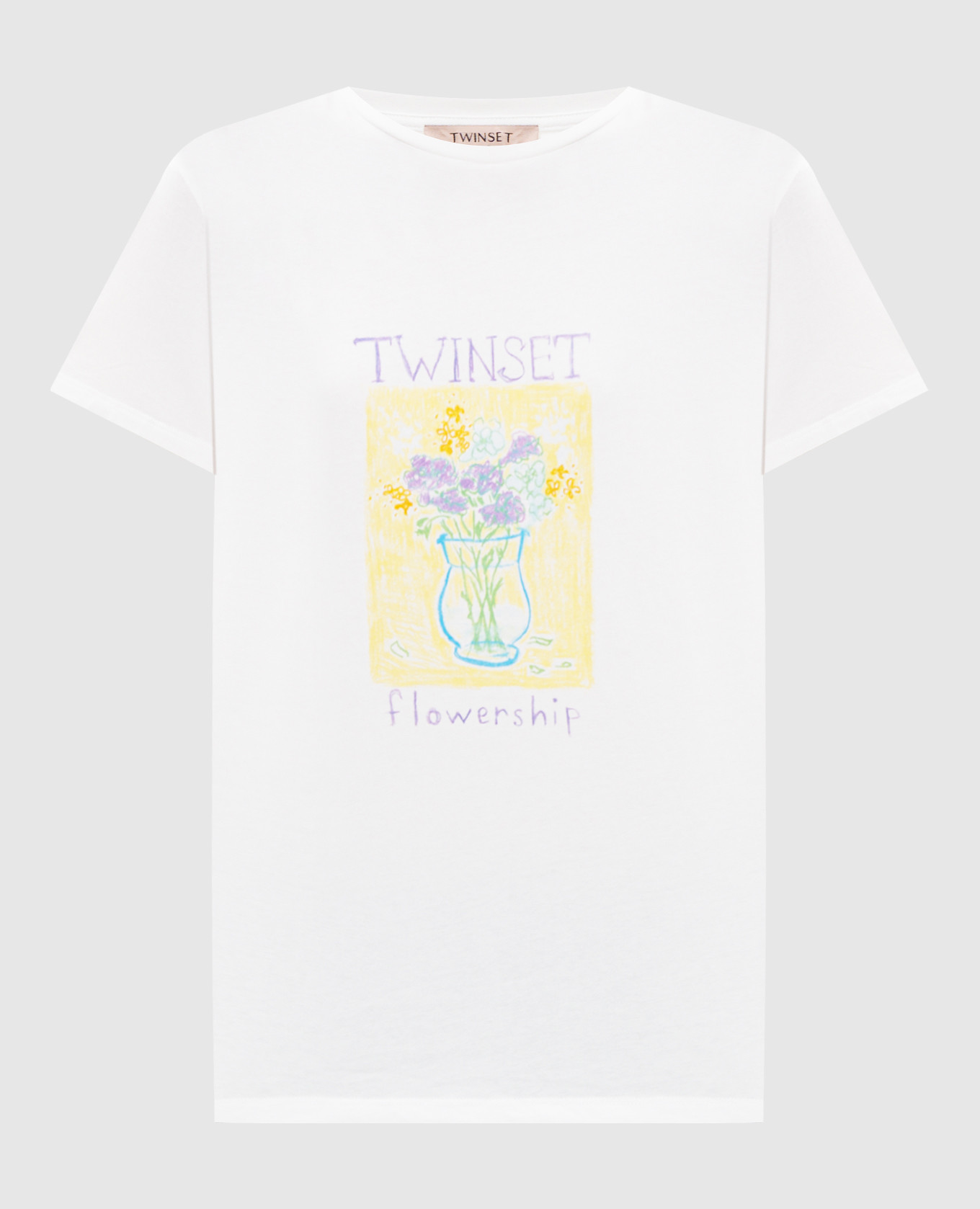 White T-shirt with print
