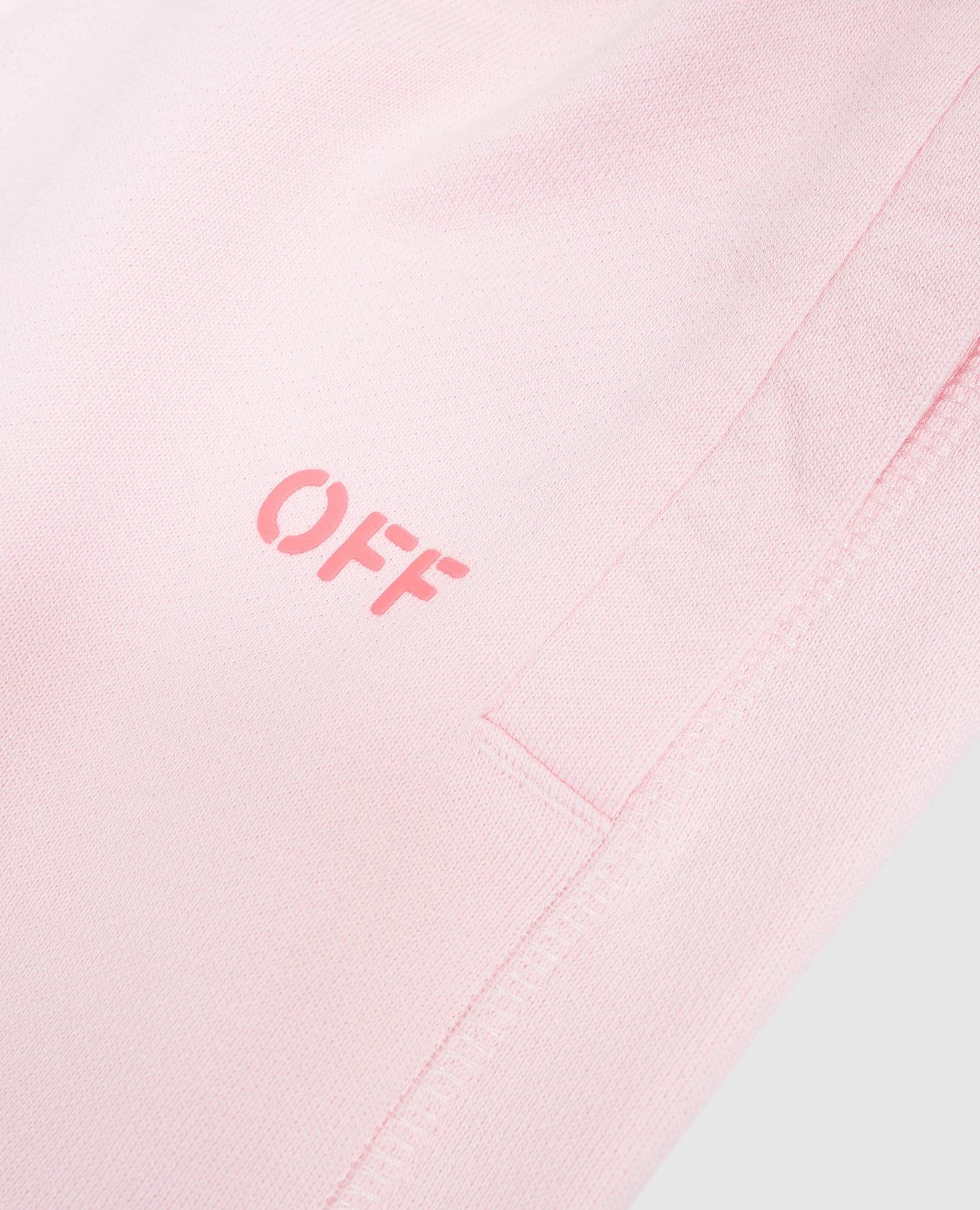 Kids' pink joggers with Off logo print Off-White 3