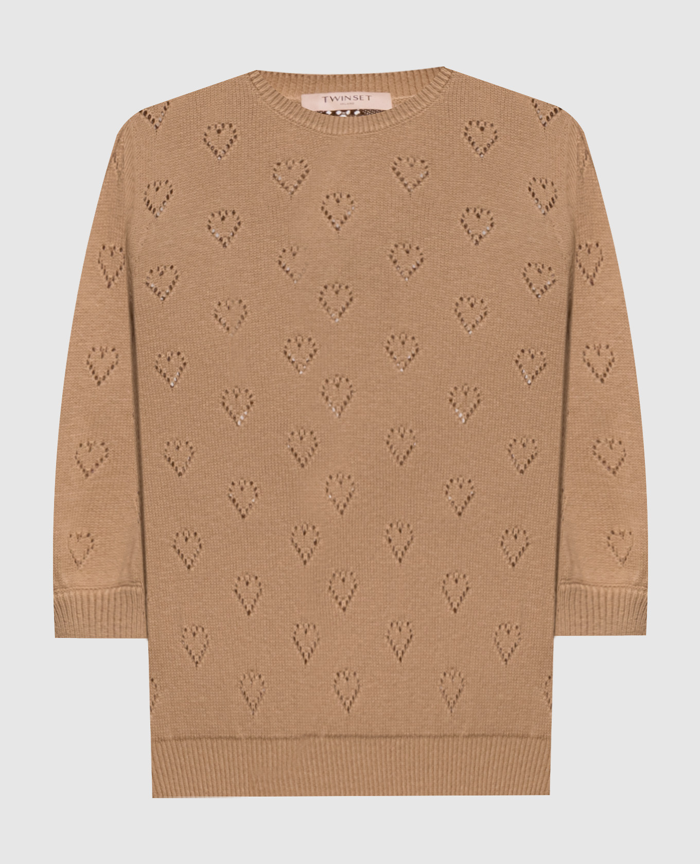Beige cashmere top