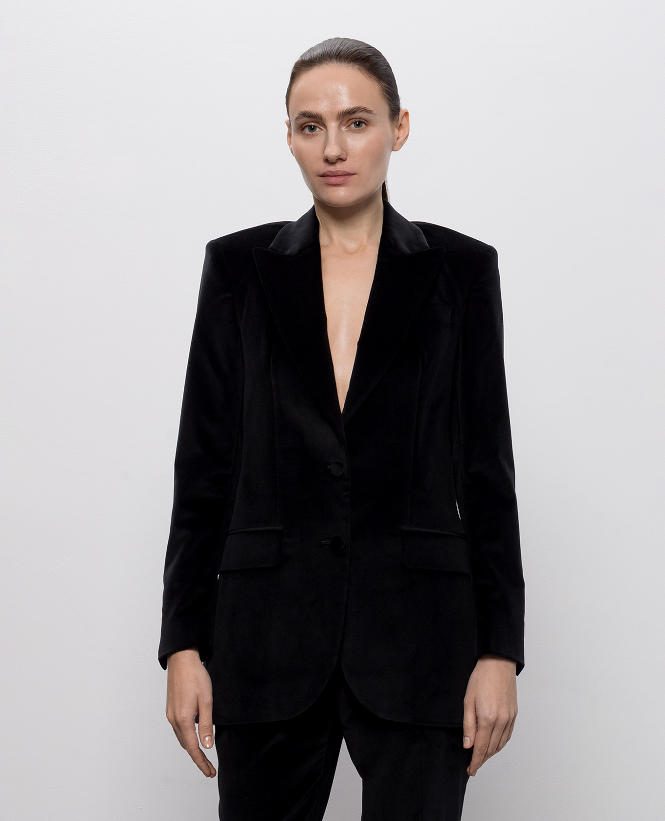 Black velvet jacket Jacob Lee 3