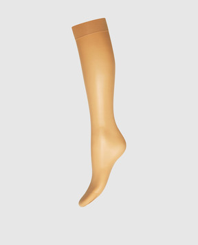 Wolford Brown Individual 10 den knee socks 31241