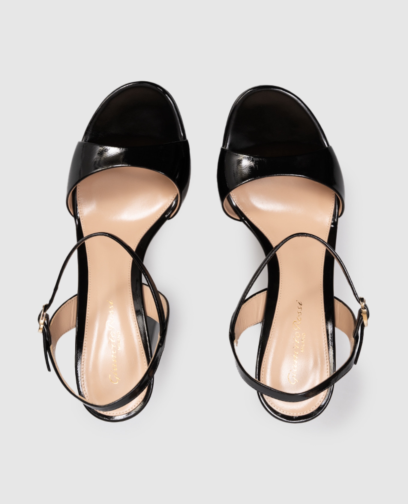 Black glossy sandals MARLENA Gianvito Rossi 4