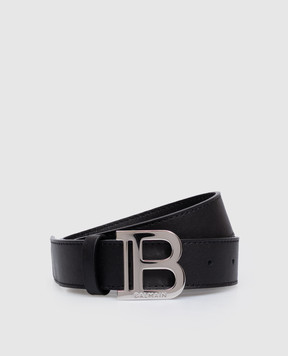 Balmain Children's black leather belt BX0P21Z1371