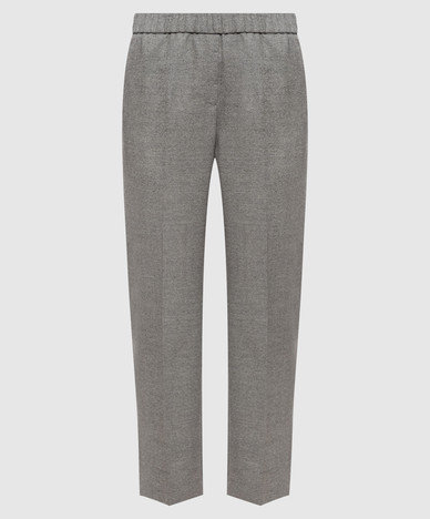Gray wool pants