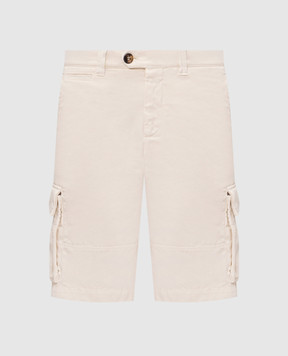 Brunello Cucinelli Beige cargo shorts M252DL0510