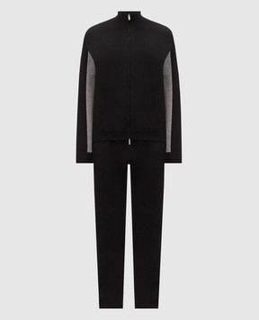 Bertolo Cashmere Black tracksuit 9020870019659020880019