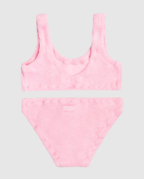 MC2 SAINT BARTH Baker children's ruffled pink swimsuit BAK000200031L