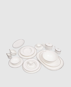 Geminiano Cozzi 1765 White porcelain coffee saucer Ducale JQCGP069071