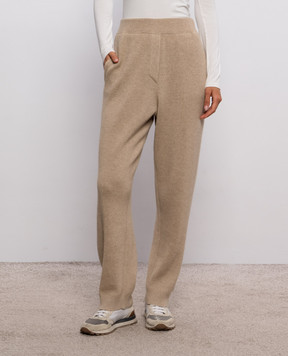 Brunello Cucinelli Beige cashmere pants M12250099P