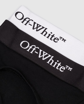 Off-White Set of briefs with logo OMUF003C99JER001